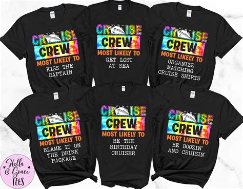 Matching Family Cruise Shirts, Most Likely To Matching Cruise Shirts ...