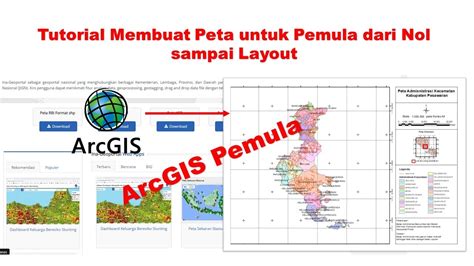 ArcGIS Tutorial Pembuatan Peta Untuk Pemula Dari Nol Sampai Layout Di