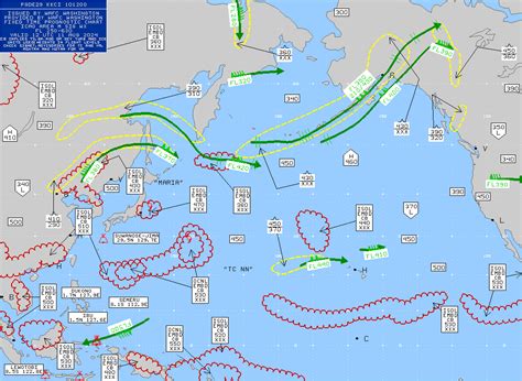 Japan / Asia Turbulence Maps - Turbulence Forecast