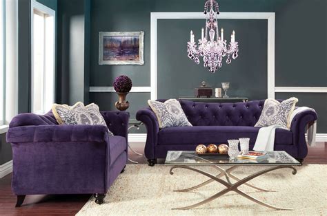 30 Best Collection of Velvet Purple Sofas