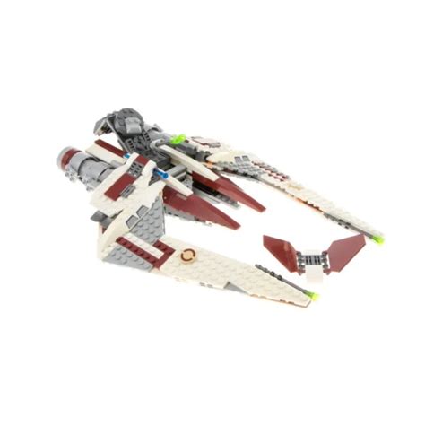 X Lego Set Star Wars Jedi Scout Fighter Blanc Jaune Incompl Eur