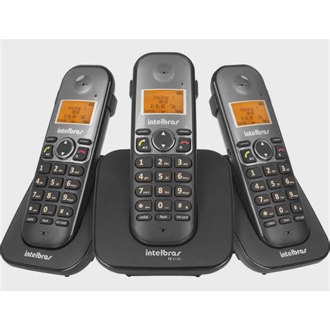 Aparelho Telefone Fixo Sem Fio Intelbras Ts 5123 2 Ramais E