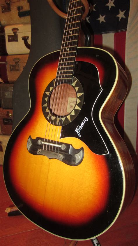 1967 Framus Model J 184 Jumbo Sunburst Guitars Acoustic Rivington Guitars