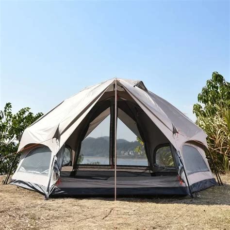 Tenda Pop Up Autom Tica Hexagonal Tenda De Acampamento Port Til Ao Ar