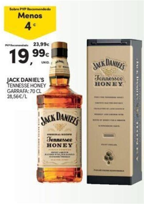 Promoção JACK DANIEL S TENNESSE HONEY GARRAFA 70 CL em Continente