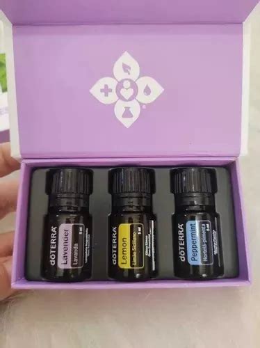 Kit Apresentação Doterra 3 Óleos Essenciais 5ml Original Frete Grátis