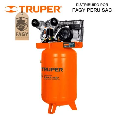 Compresora De Aire Truper Litros Vertical Fagyperu