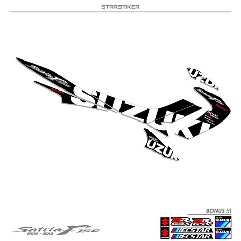 Jual SFB4 STRIPING SATRIA FU BARONG SETRIPING STIKER STICKER