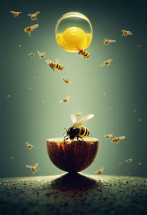 Bees and their honey by PopCultureAI on DeviantArt