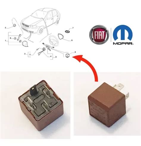 Relay Destellador Llave Luces Nuevo Palio Nvo Uno Fiat Orig En Venta