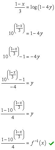 Inverse of Logarithmic Function – ChiliMath