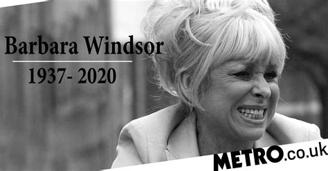 Barbara Windsor Dead Eastenders Legend Aka Peggy Mitchell Dies Metro News