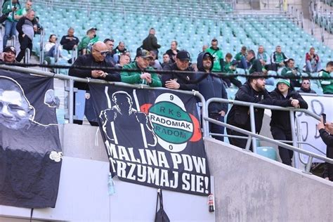 PKO Ekstraklasa Kibice Radomiaka Radom na meczu ze Śląskiem Wrocław