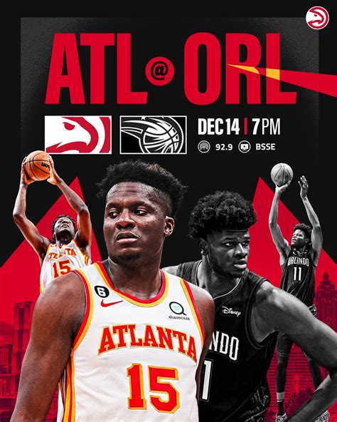 Atlanta Hawks On Twitter Mid Week Game Night 🤝 🆚 Orlandomagic ⏰ 7 00 Pm Et 📍 Amwaycenter 📺