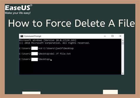 How To Force Delete A File Windows