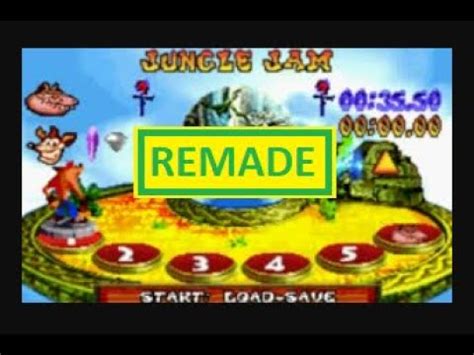 I Remade Crash Bandicoot XS Level 01 Jungle Jam GBA In A Crash