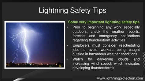 Ppt Lightning Safety Tips For Optimal Protection Powerpoint