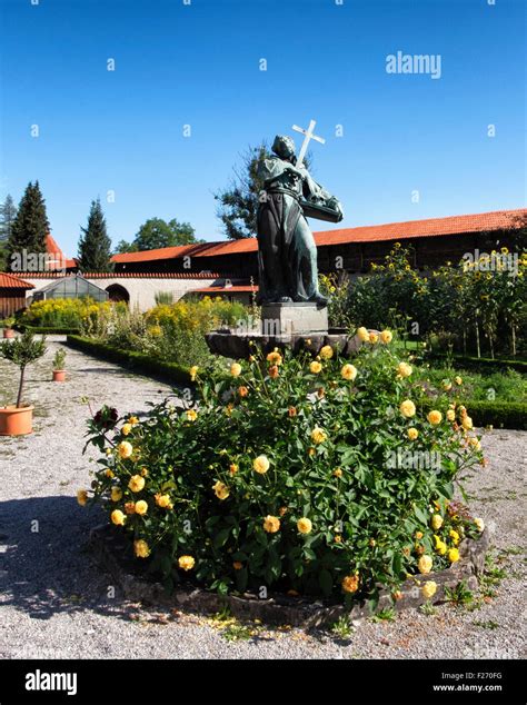 F Ssen Town Ostallga Bavaria Germany Franciscan Monastery Walled