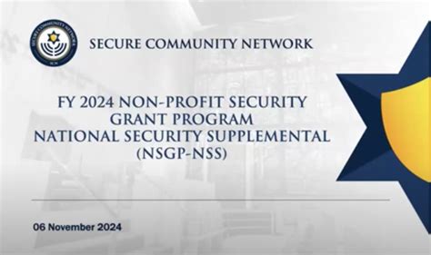 Fy Nsgp Investment Justification Form Secure Community Network