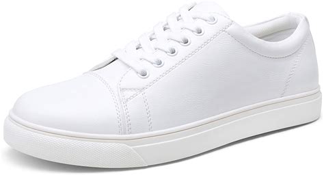 Vostey Mens White Shoes White Sneakers For Men White Casual Shoes Mens