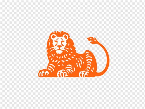 ING Group Bank Logo AXA Business cabeça de leão gato como mamífero