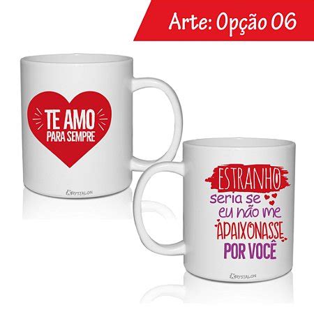 Caneca Personalizada Dia Dos Namorados Krystalon Copo Acrilico E Ta A