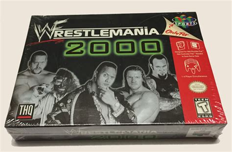 New WWF Wrestlemania 2000 N64 Factory Sealed Game For Sale | DKOldies