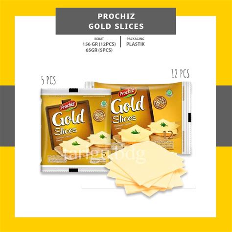 Jual Prochiz Gold Keju Slice Keju Slice Cheddar Cheese Keju Lembar