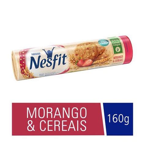 Biscoito Nesfit Morango E Cereais Nestl G Biscoito Bolacha