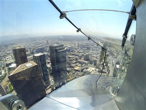 Take a Ride Down the OUE Skyspace LA Skyslide - Things To Do LAAround the World with Justin