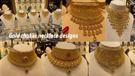 JOSALUKKAS Heavy Gold Choker Necklace Designs Choker Necklaces Gold