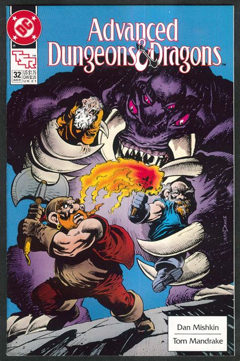 ADVANCED DUNGEONS DRAGONS 32 DC TSR Comic Book 8 1991