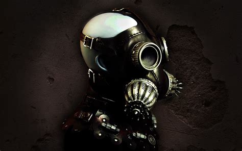 Gas Mask Soldier Wallpaper