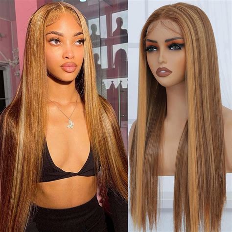 Amazon Amarlis Honey Blonde Lace Front Wigs For Women Pre