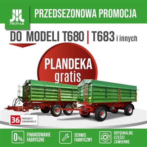 Przedsezonowa Promocja PRONAR Agrocentrum Sp Z O O