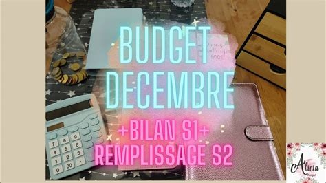 Méthode budgétaire budget décembre 2023 bilan semaine 1 et