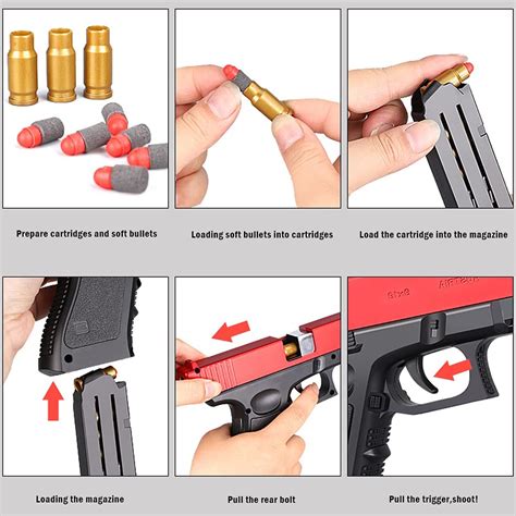 Toy Gun with Soft Bullets,Toy Guns That Look Real,Toy Pistol with ...