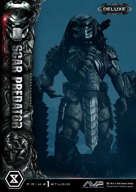 Alien Vs Predator Museum Masterline Scar Predator Deluxe Ver 1 3