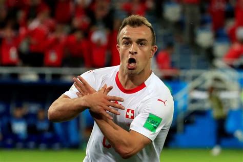 Suisse Les C L Brations Pol Miques De Shaqiri Et Xhaka Contre La