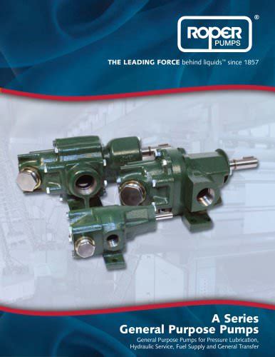 All Roper Pump Catalogs And Technical Brochures