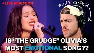 Vocal coach reacts to Olivia Rodrigos The Grudge (Live ... | Doovi