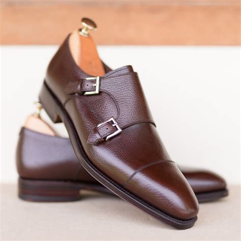 Introducing Our Double Monk Strap Shoes 80544 Now Available In Brown Grain Leather Business