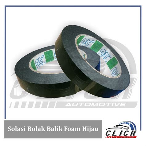 Jual Double Tape Nt Tape Original Isolasi Bolak Balik Foam Hijau