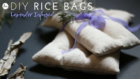 Lavender Infused Diy Rice Bag Heat Therapy Or Ice Pack Youtube