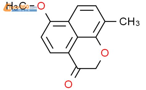 873426 23 4 NAPHTHO 1 8 BC PYRAN 3 2H ONE 6 METHOXY 9 METHYL 化学式结构式