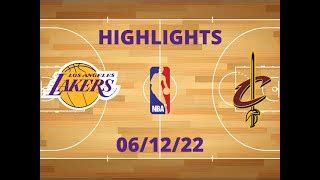 Highlights Los Angeles Lakers Vs Cleveland Cavaliers Dec