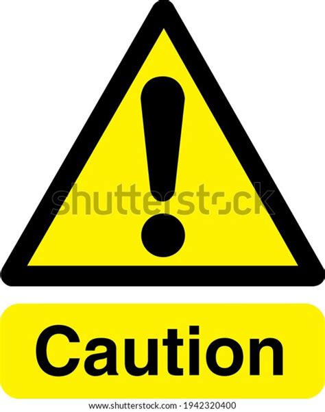 Caution Yellow Black Sign Board Symbol Stock Vector (Royalty Free) 1942320400 | Shutterstock