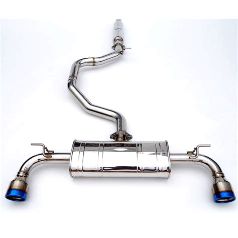 Invidia Q Cat Back Exhaust W Rolled Titanium Tips