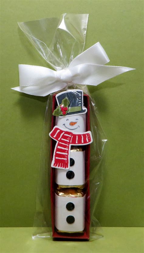 Stampin Up Snowman Nugget Holder Made By Lynn Gauthier Using Sus Snow