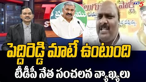 TDP Leader Saptagiri Prasad Sensational Comments On Peddireddy